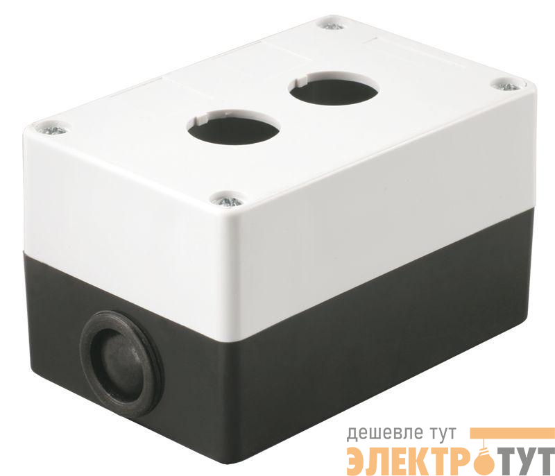 Корпус КП 102 2-м для кнопок бел. IEK BKP10-2-K01
