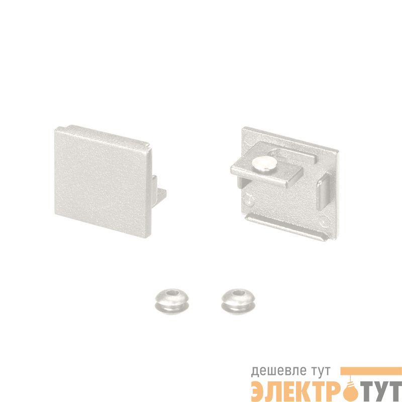 Заглушка SL-LINE-2522 WHITE глухая металл (комплект) Arlight 043120