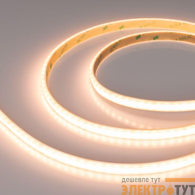 Лента светодиодная RTW-PSW-A120-10mm 24V Warm 2700К 9.6Вт/м IP67 2835 герметичная (уп.5м) Arlight 040711