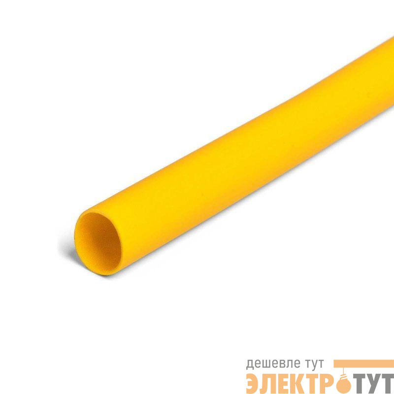 Трубка термоусадочная ТНТ-3/1.5 в метровой нарезке желт. (уп.50м) КВТ 84988