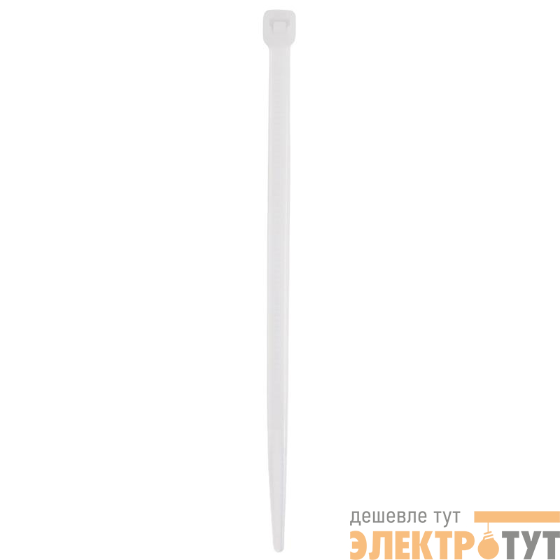 Хомут кабельный (стяжка) PCT 3.6х100-100WH 3.6х100 PA6.6 бел. (уп.100шт) JazzWay 5053700
