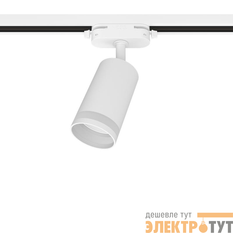 Светильник трековый ARTLINE поворотный 55х55х100мм GU10 230В алюм./пластик. 4кв.м бел. Ritter 59879 8