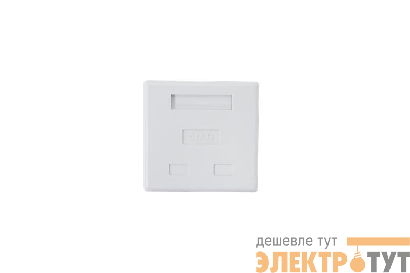 Розетка компьютерная 8P8C (RJ-45) кат.5E UTP 2 порта TOKOV ELECTRIC TKE-SMB-8P8C-2P-UTP