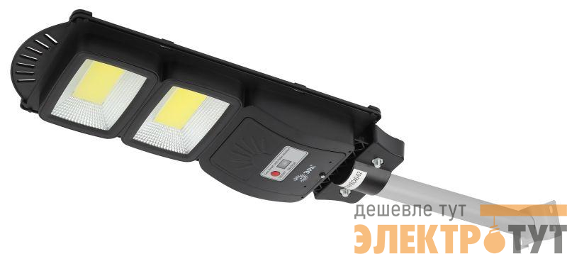 Светильник 40Вт 5000К IP66 750лм консольный на солнечной батарее COB с кронштейном с датчиком движения ПДУ Эра Б0046794