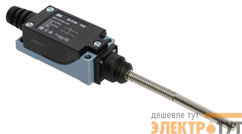 Выключатель концевой КВ-8168 IP65 двойн. пружин. стержень IEK KKV12-8168-2-65