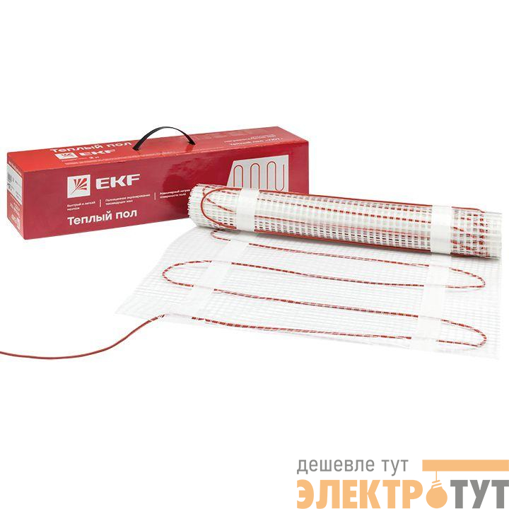 Комплект "Теплый пол" (мат) "Уют" 8кв.м. 1200Вт PROxima EKF nm2-1200-8
