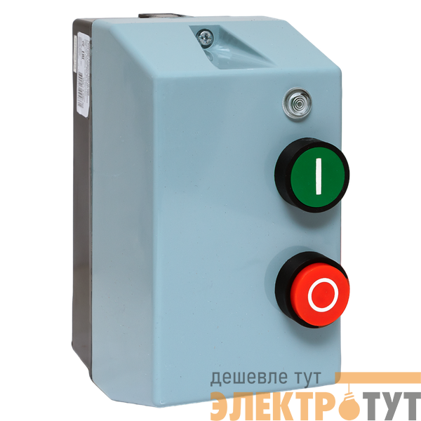 Пускатель в корпусе КМЭ 9А 230В с РТЭ Ir-0.63-1А и индикатором IP65 EKF ctrp-r-9-230v-1A-led