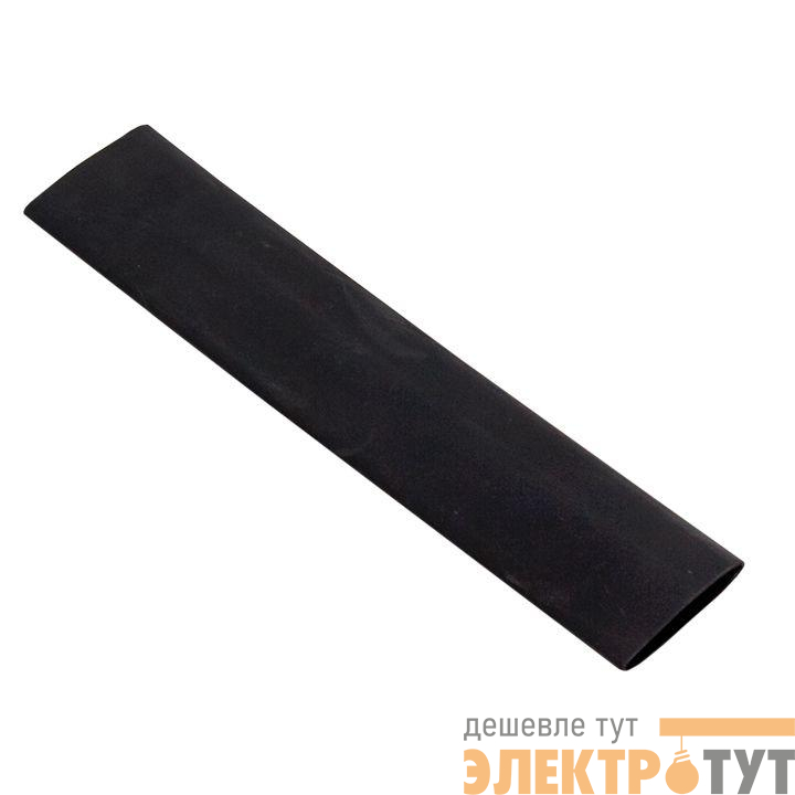 Набор трубок термоусадочных ТУТк клеевые 12/4 нг черн. по 100мм PROxima (уп.10шт) EKF tut-k-n-12