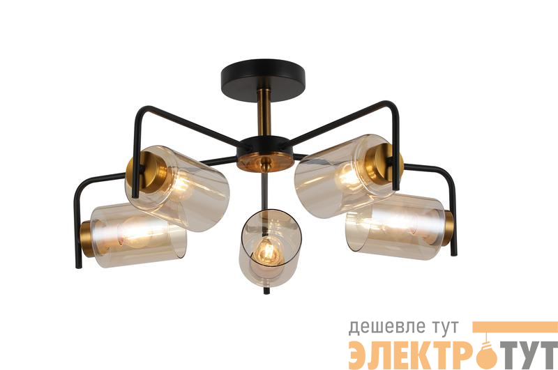 Люстра Liberta 60Вт E27х5 IP20 Freya FR4014PL-05BBZ