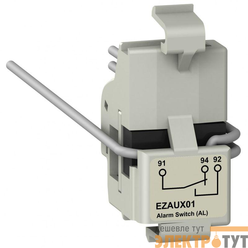 Контакт сигнализации аварийного откл. (AL-SD) EZC100 SchE EZAUX01