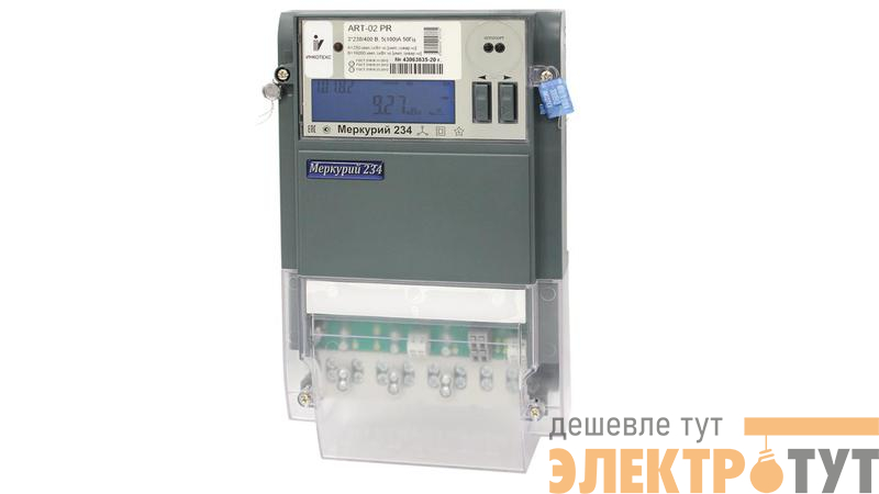 Счетчик Меркурий 234 ARTX2-03 DPBR 3ф многотариф. МСК Инкотекс М0000066375