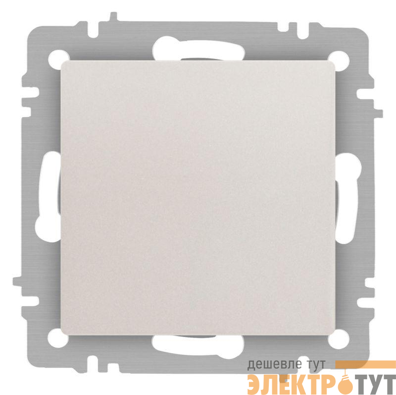 Кнопка Accent 6-109-06 10А-250В IP20 СУ перламутр. Intro Б0063615