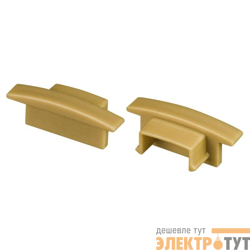 Заглушка ARL-LINE-2308-F GOLD глухая пластик (комплект) Arlight 040001