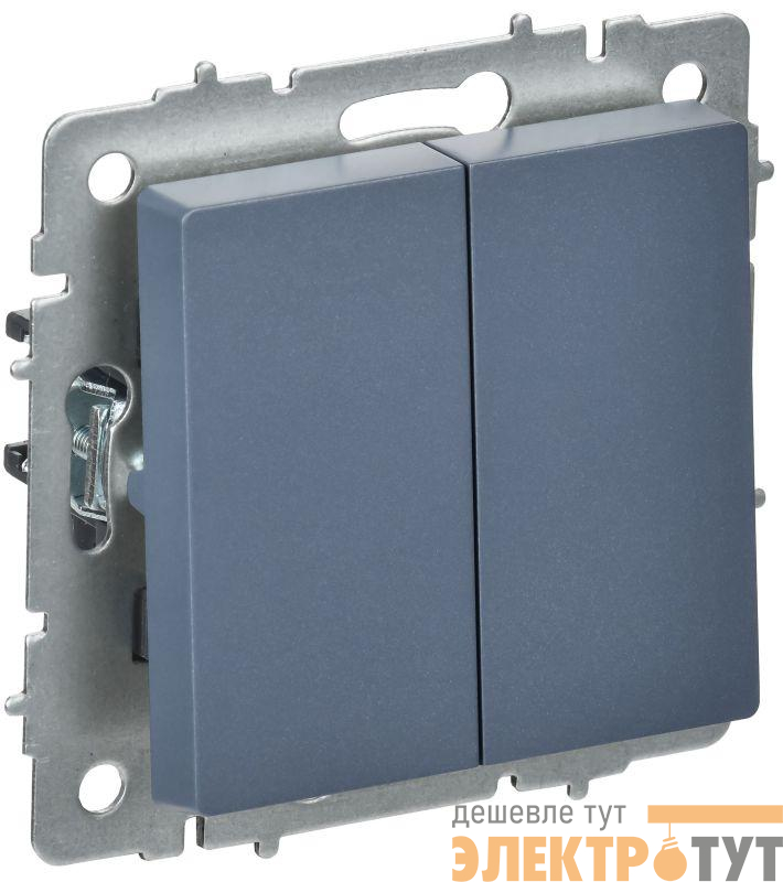 Выключатель перекрестный 2-кл. СП BRITE ВС10-2-3-БрМ 10А механизм маренго IEK BR-V23-0-10-K35