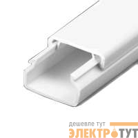 Кабель-канал 15х10 L2000 с двойным замком пластик Урал Пак КК-19015010-200