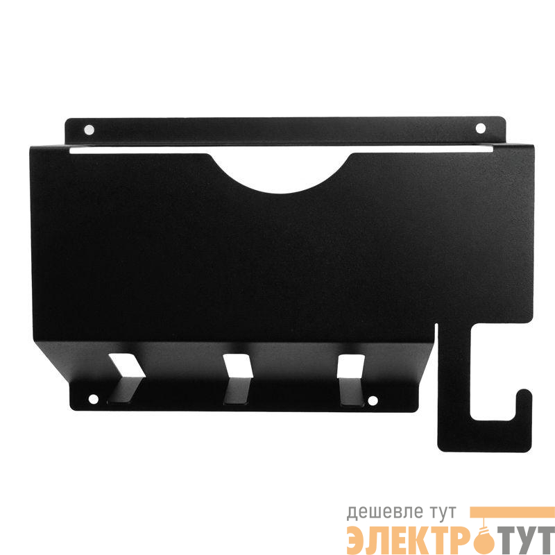 Держатель для угловых шлифмашинок до 210мм настенный с крючками черн. Rexant 38-0658