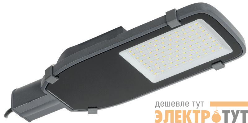 Светильник светодиодный ДКУ 1002-50Д 5000К IP65 уличный консольный сер. IEK LDKU0-1002-050-5000-K03