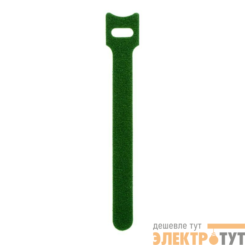 Хомут мягкий многоразовый на тканевой основе 310х17 зел. (уп.10шт) DKC 283117GN