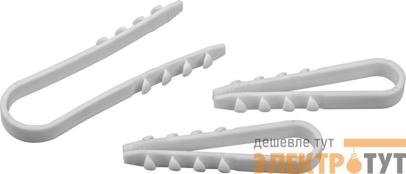 Дюбель-хомут для круглого кабеля 82 311 NCU-19-25-65-100-WH (уп.100шт) бел. Navigator 82311