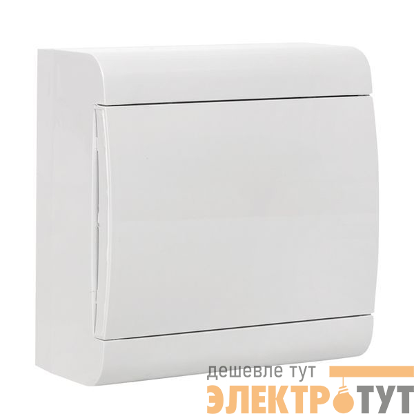 Щит ЩРН-П-8 IP41 бел. дверца (пром. упак.) Basic EKF pb-n-8w-bas