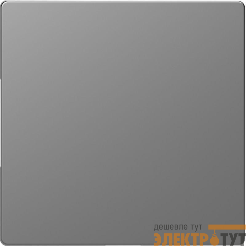 Заглушка Merten D-Life SD нерж. сталь SchE MTN4075-6036