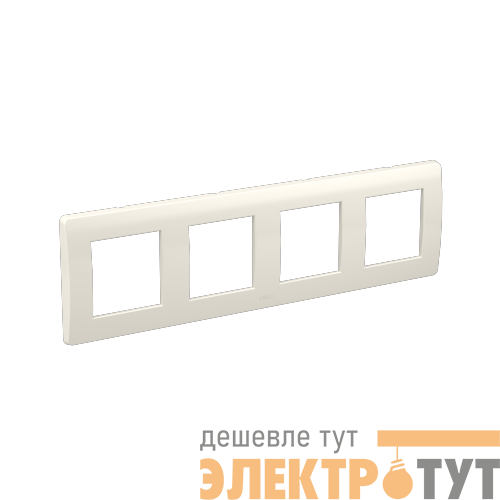 Рамка 4-м 4х2мод. Brava бел. RAL9010 DKC 75014W