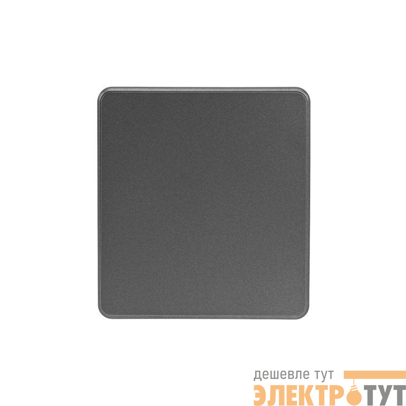 Переключатель перекрестный 1-кл. СП ROUND 10А титан Kranz KR-78-0710-2