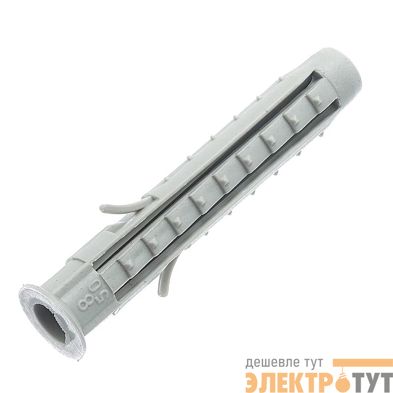 Дюбель 8х50 распорный с манжетом шипами и усами (уп.16шт) европодвес СТРОЙМЕТИЗ 2330111