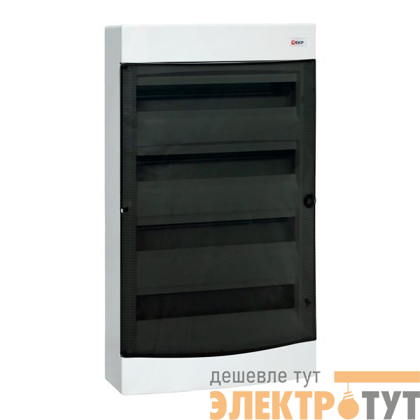 Щит распределительный навесной Unix 4x18мод. IP41 прозр. дверь PROxima EKF ux-4x18-n