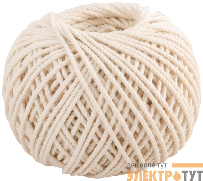 Шпагат хлопковый 1200 текс 50м FIT 68235