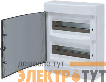 Щит распределительный навесной Unix 2х12мод. IP41 прозр. дверь PROxima EKF ux-2x12-n