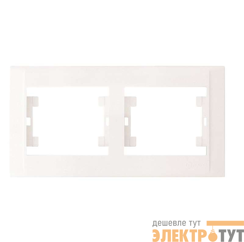 Рамка 2-м Defne горизонт. бел. Makel 42001702