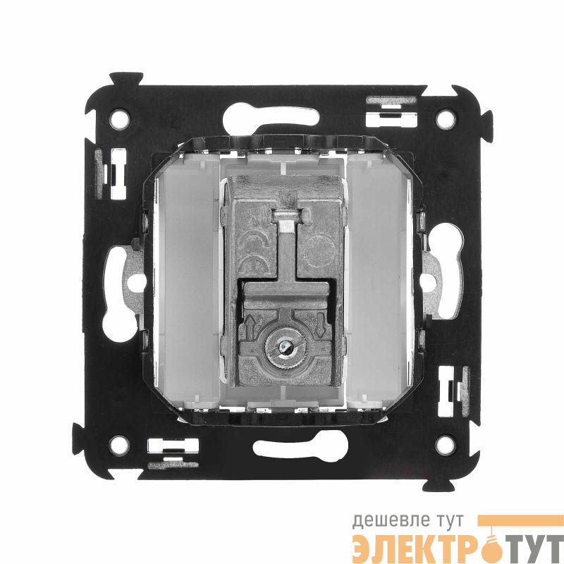 Розетка телевизионная проходная TV СП Avanti "Белое облако" DKC 4400513