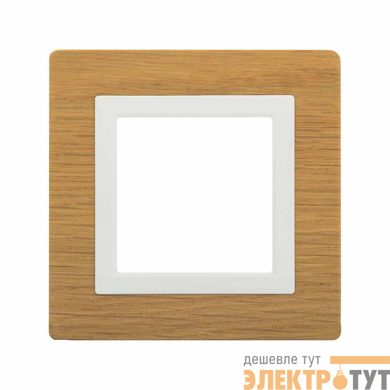 Рамка 1-м 2мод. Avanti натуральн. дерево беленый дуб DKC 4400842