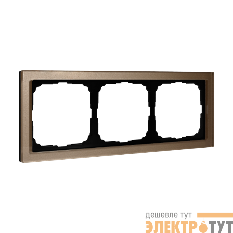 Рамка 3-м ArtGallery Pure органич. стекло шампань SE GAL320503