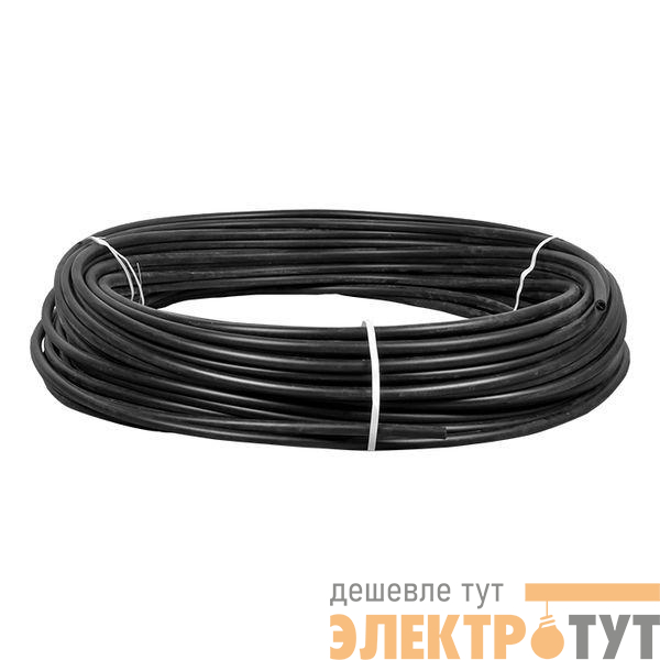 Труба гладкая ПНД жесткая d16мм черн. (уп.100м) PROxima EKF tpndg-16