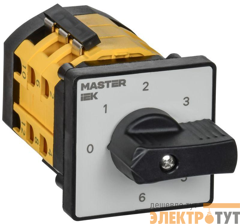Переключатель кулачковый 10А (сх. 111) стандартная рукоятка IEK MI-CS10-010-111