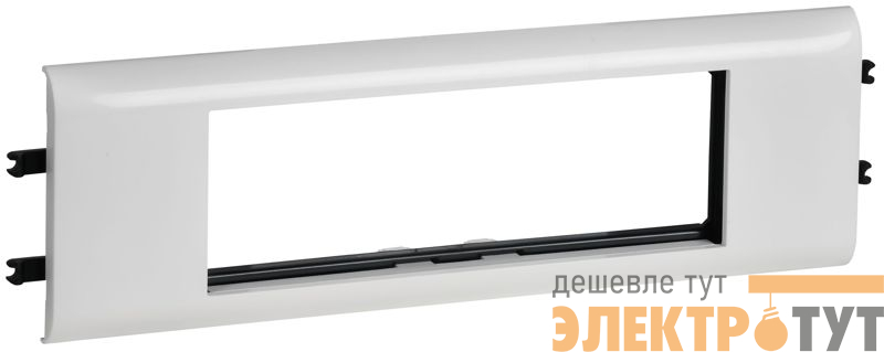 Суппорт 6мод. Mosaic для кабель-канала DLP с крышкой 65мм ИЭК Leg 010956