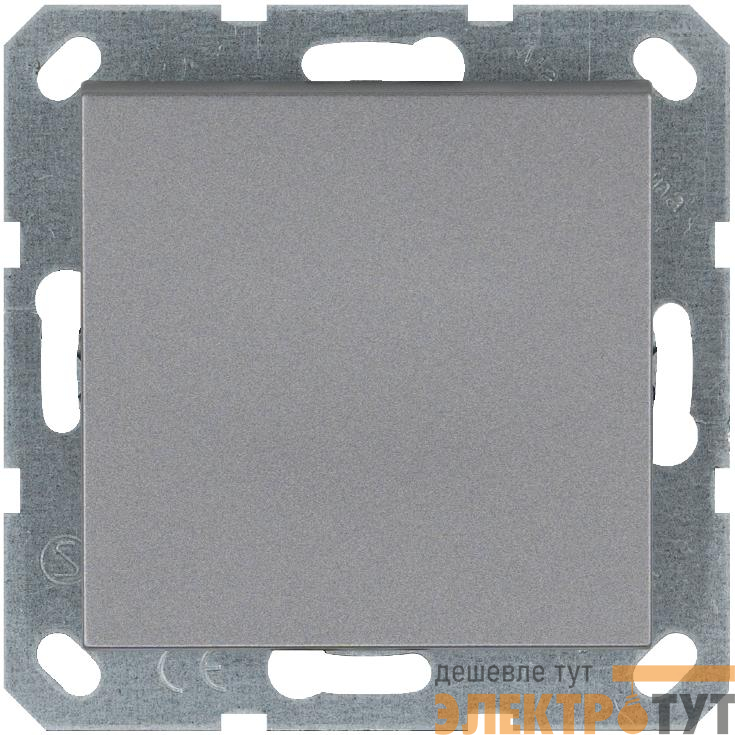 Кнопка звонка 1-кл. 10А IP20 механизм алюм. Jasmart G3010S