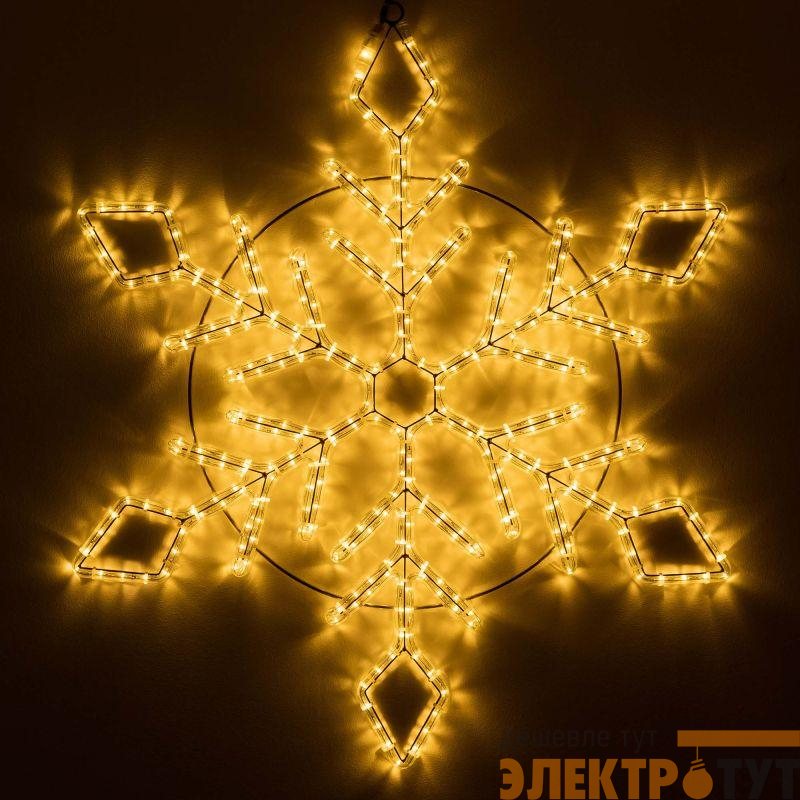 Фигура ARD-SNOWFLAKE-M9-900x900-360LED Warm (230В 22Вт) (IP65) Ardecoled 034257