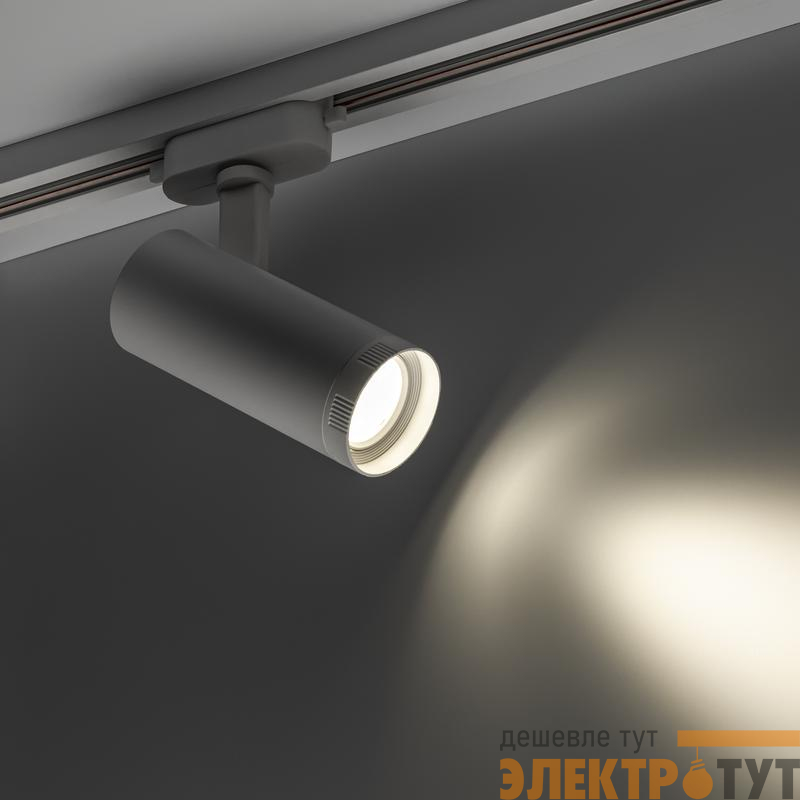 Светильник трековый светодиодный ARTLINE поворотный 57х57х135мм 10Вт 850Лм 4000К 230В алюм. 5.5кв.м бел. Ritter 59737 1