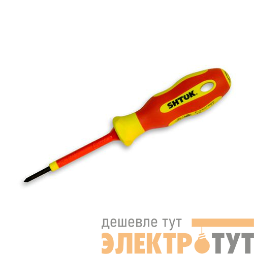 Отвертка 1000В Ph0х60мм (09316) SHTOK 376345