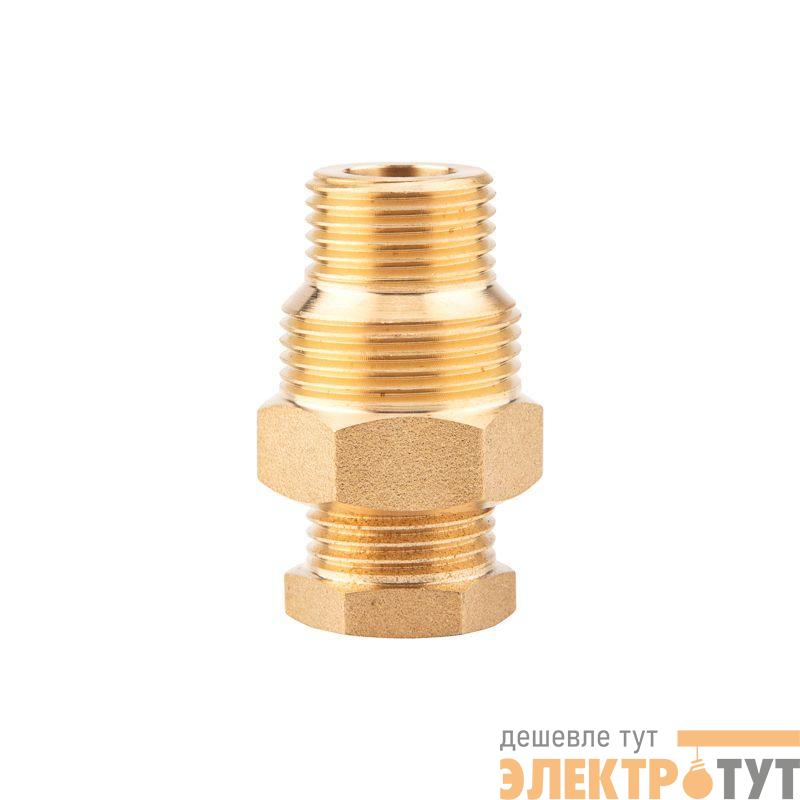 Комплект для ввода кабеля в трубу (сальник) с двойн. резьбой 1/2 и 3/4 PROCONNECT 51-0610-2