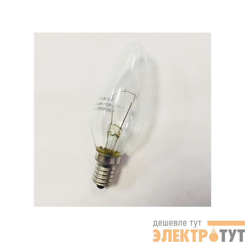 Лампа накаливания ДС 230-40Вт E14 (100) Favor 8109009 изображение