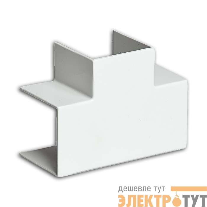 Тройник накладной 90град. для кабель-канала РКК 16х16 бел. Ruvinil ТРН-16х16