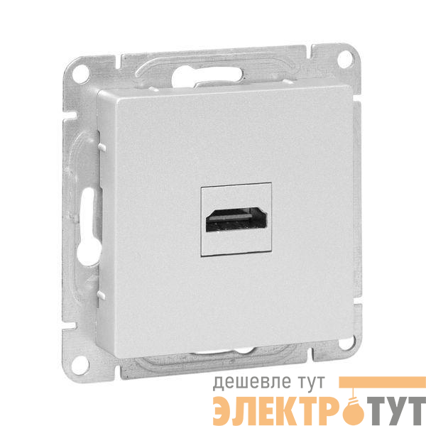 Розетка СП Эпика HDMI механизм алюм. EKF UP1-SOA-HDMI