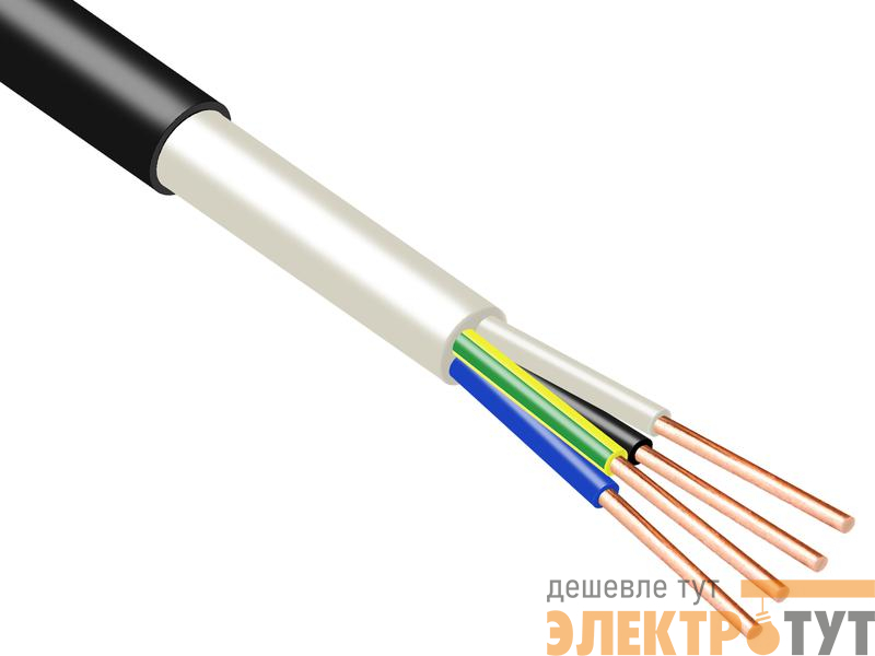 Кабель ВВГнг(А)-LSLTx 4х1.5 ОК (PE) 0.66кВ (м) ПромЭл 13475830