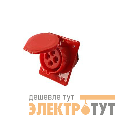 Розетка стационарная СП PPC 414 16А 4п 3Р+РЕ 380В IP44 Pro JazzWay 5072954