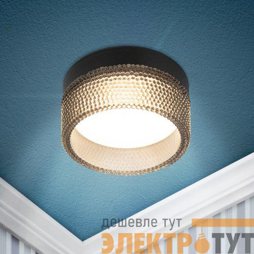 Светильник точечный DK97 BK/BK GX53 встраив. черн. ЭРА Б0057459