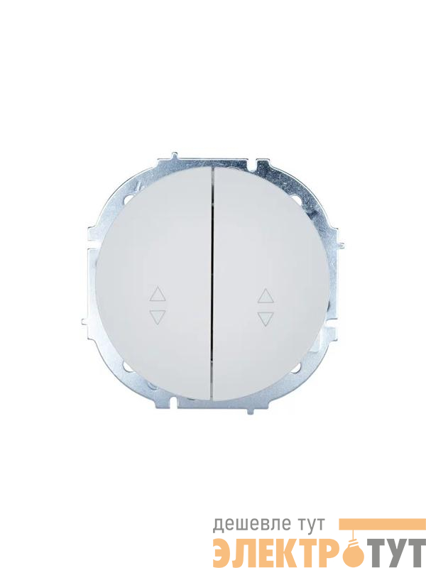 Выключатель проходной 2-кл. СП OSEN 10А IP20 механизм бел. LEZARD 743-0288-106